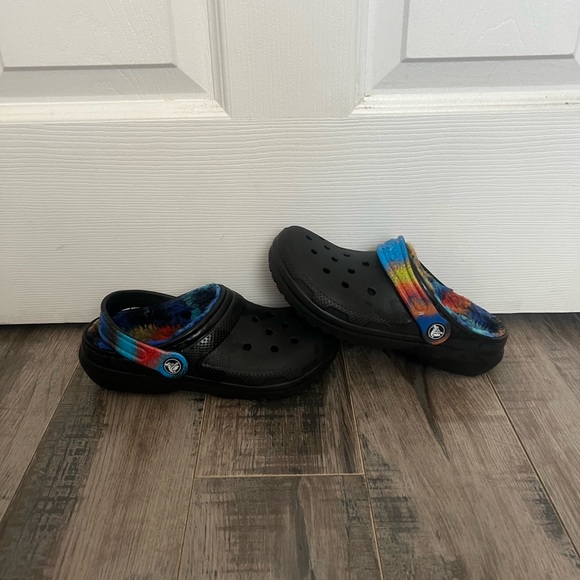 Crocs Unisex-Child Classic Lined Spray Dye Clog - Picture 5 of 6